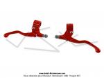 Leviers de frein - LUSITO - Courts - Mtal - Rouges - Mini Targa