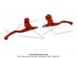 Leviers de frein - LUSITO - Courts - Mtal - Rouges - Mini Targa