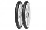 Pneu 2 1/4 x 16 (2.25-16)  flancs blancs MITAS B8 - 38J - TT - pour Mobylette Motobcane / MBK / Peugeot 103 / Piaggio Bravo (...)