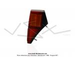 Feu rouge arrire avec catadioptres pour Peugeot 103 MVL / Vogue et pour Mobylette Motobcane / MBK 51 Club 