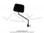 Rtroviseur trapzodal plastique noir / Dport 120mm pour VeloSolex Mobylettes Motobcane / MBK / Peugeot (fixation avec collier)