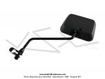 Rtroviseur trapzodal plastique noir / Dport 120mm pour VeloSolex Mobylettes Motobcane / MBK / Peugeot (fixation avec collier)
