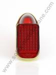 Cabochon de feu rouge type Manducher - Non Alumite - Annes 60 pour Mobylette Motobcane Motoconfort (Import)