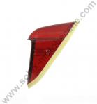 Cabochon de feu rouge type Manducher - Non Alumite - Annes 60 pour Mobylette Motobcane Motoconfort (Import)