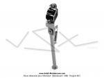 Bquille latrale - Lisse - Chrome - pour Peugeot 103 SP / MVL