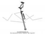 Bquille latrale - Lisse - Chrome - pour Peugeot 103 SP / MVL