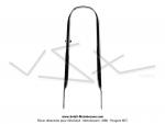 Pont de garde-boue avant chrome pour Mobylette Motobcane Motoconfort MBK 85 / 88 / 89 / 881