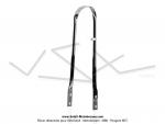 Pont de garde-boue avant chrome pour Mobylette Motobcane Motoconfort MBK 85 / 88 / 89 / 881