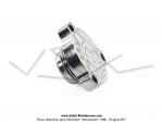 Bouchon de rservoir tricorne -  visser - 30mm - Acier chrom - avec logo  M  - pour Mobylette MBK 51