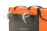 Sacoches Sporfabric V15CO Orange Mandarine pour SoleX / Mobylettes Motobcane Motoconfort MBK Peugeot (la paire)