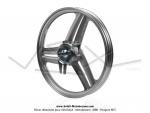 Roues (jantes) aluminium compltes grises 17 x1.6 type Grimca pour Peugeot 103 SP / MVL (la paire)