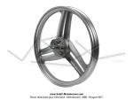 Roues (jantes) aluminium compltes grises 17 x1.6 type Grimca pour Peugeot 103 SP / MVL (la paire)