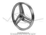 Roues (jantes) aluminium compltes grises 17 x1.6 type Grimca pour Peugeot 103 SP / MVL (la paire)