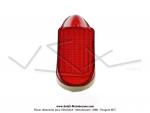 Cabochon de feu rouge type Manducher - Non Alumite - Avec support d'ampoule - Annes 60 pour Mobylette Motobcane Motoconfort (Import)