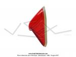 Cabochon de feu rouge type Manducher - Non Alumite - Avec support d'ampoule - Annes 60 pour Mobylette Motobcane Motoconfort (Import)