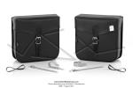Sacoches Sporfabric S14CO Noires pour SoleX / Mobylettes Motobcane / Motoconfort / MBK / Peugeot (la paire)