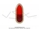 Cabochon de feu rouge type Manducher - Non Alumite - Avec support d'ampoule - Annes 60 pour Mobylette Motobcane Motoconfort (Import)