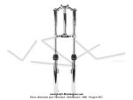 Fourche - Chrome - EBR pour Peugeot 103 SP (roues de 17'')