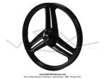 Roues (jantes) aluminium compltes noires 17 x1.6 type Grimca pour Peugeot 103 SP / MVL (la paire)