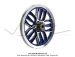 Poulie Alu (plateau) bleue - 11 dents - pour Peugeot 103