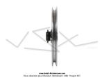 Poulie Alu (plateau) rouge - 11 dents - pour Peugeot 103