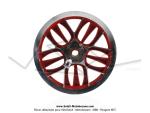 Poulie Alu (plateau) rouge - 11 dents - pour Peugeot 103