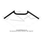 Guidon - Noir - pour Mobylette MBK 51 Magnum Racing / Rock Racing