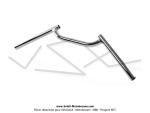 Guidon - Chrom - pour Mobylette MBK 51 Magnum Racing / Rock Racing