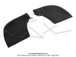 Manchons de guidon couds expanss feutre
