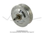Moyeu de roue avant 100mm  36 trous Leleu pour Mobylette Motobcane Motoconfort MBK 89 / 92 / 881U