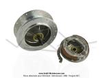 Moyeu de roue avant 100mm  36 trous Leleu pour Mobylette Motobcane Motoconfort MBK 89 / 92 / 881U