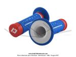 Poignes de guidon (Revtements) - Doppler - Grip 3D Bleu / Blanc / Rouge