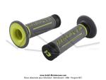 Poignes de guidon (Revtements) - Doppler - Grip 3D Gris / Noir / Jaune fluo