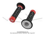 Poignes de guidon (Revtements) - Doppler - Grip 3D Noir / Blanc / Rouge