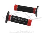 Poignes de guidon (Revtements) - Doppler - Grip 3D Noir / Blanc / Rouge