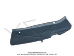 Jonc de carters latraux en tle (carnages) LE METRE  - PVC - Noir - 5,5x8mm - pour Mobylette Motobcane / MBK / Peugeot BB 