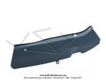Jonc de carters latraux en tle (carnages) - Caoutchouc - Noir - 5,5x8mm - pour Mobylette Motobcane / MBK / Peugeot BB (le mtre)