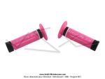 Poignes de guidon (Revtements) - Doppler - Rose / Blanc / Noir