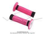 Poignes de guidon (Revtements) - Doppler - Rose / Blanc / Noir