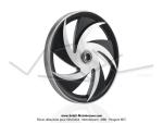 Poulie Alu (plateau) noire - 11 dents - pour Peugeot 103