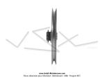Poulie Alu (plateau) Rouge - 11 dents - pour Peugeot 103