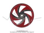 Poulie Alu (plateau) Rouge - 11 dents - pour Peugeot 103