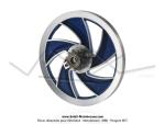 Poulie Alu (plateau) Bleue - 11 dents - pour Peugeot 103
