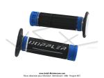 Poignes de guidon (Revtements) - Doppler - Grip 3D Noir / Blanc / Bleu