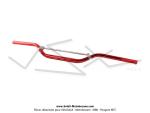 Guidon de cross aluminium anodis rouge 22