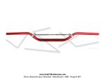 Guidon de cross aluminium anodis rouge 22