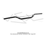 Guidon de cross aluminium anodis noir 22