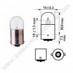 Ampoule de feu stop 12v 5w (BA15S)