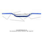 Guidon de cross aluminium anodis bleu 22