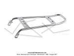 Porte-bagage chrom pour Peugeot 103 SP (Entraxe 175mm)